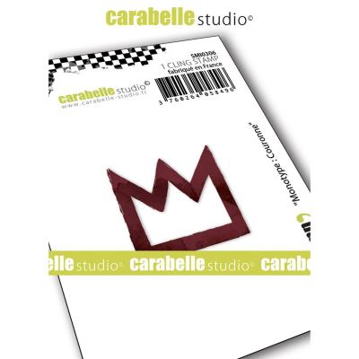 Carabella Studio Cling Stamp - Small Monotypes Crown